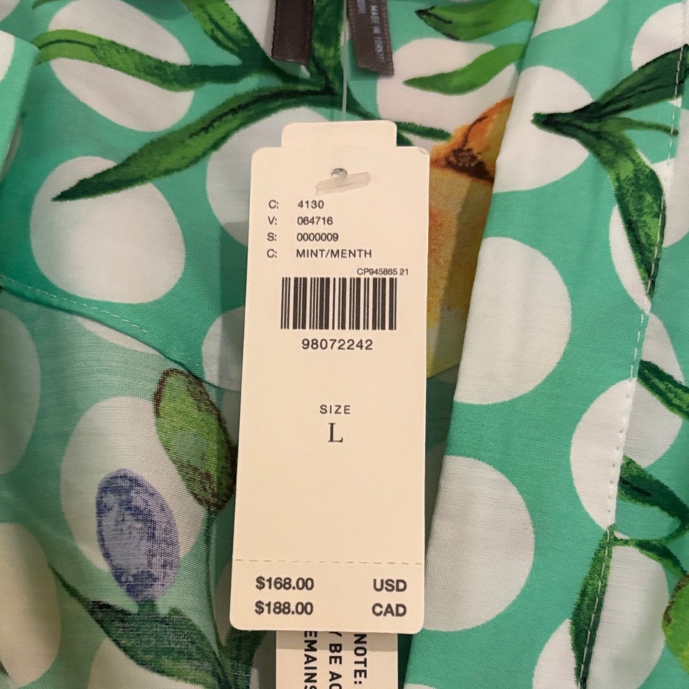 Anthropologie Green and Yellow Maxi Dress - Picture 3 of 3